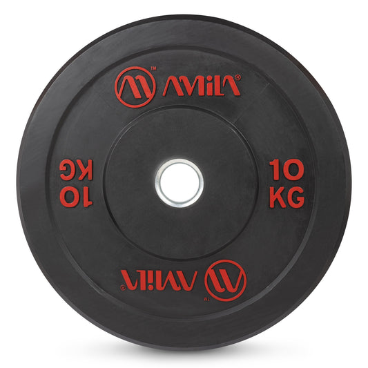 Amila Δίσκος Black R Bumper Slim 50mm 10Kg - 84832