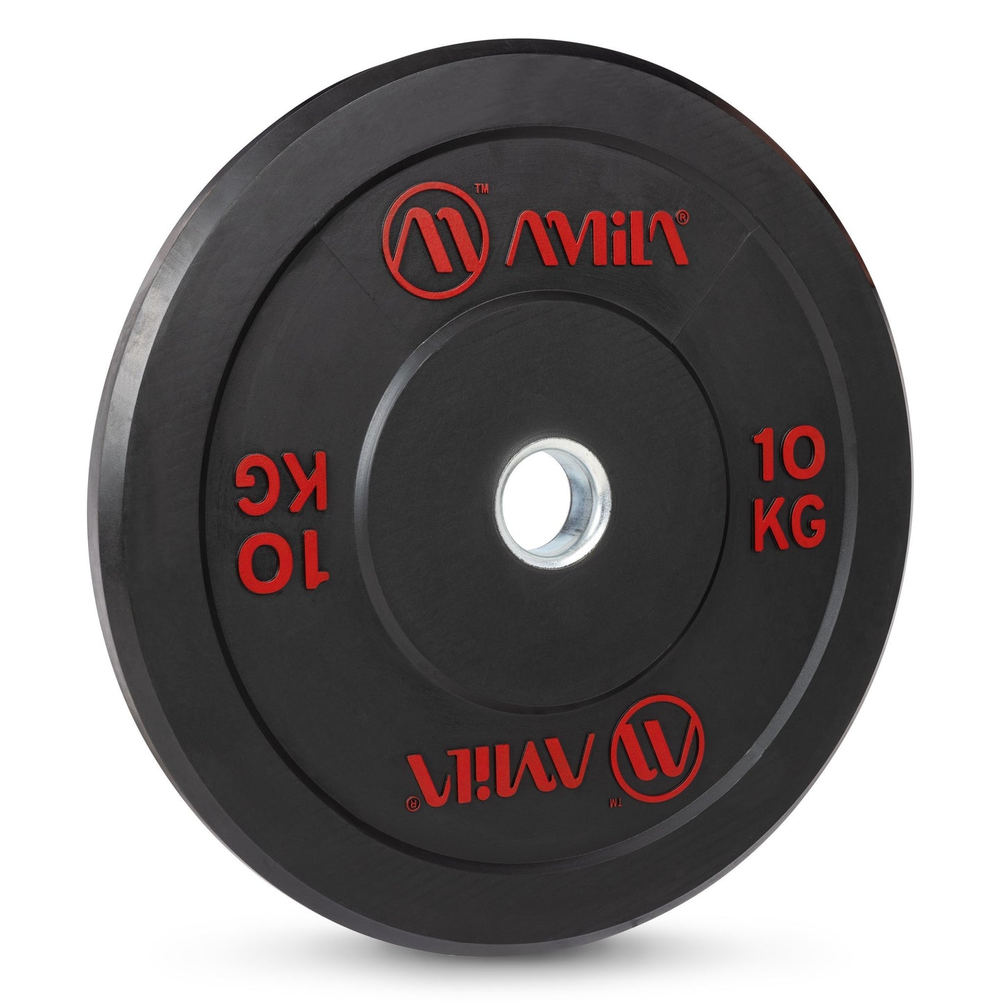 Amila Δίσκος Black R Bumper Slim 50mm 10Kg - 84832