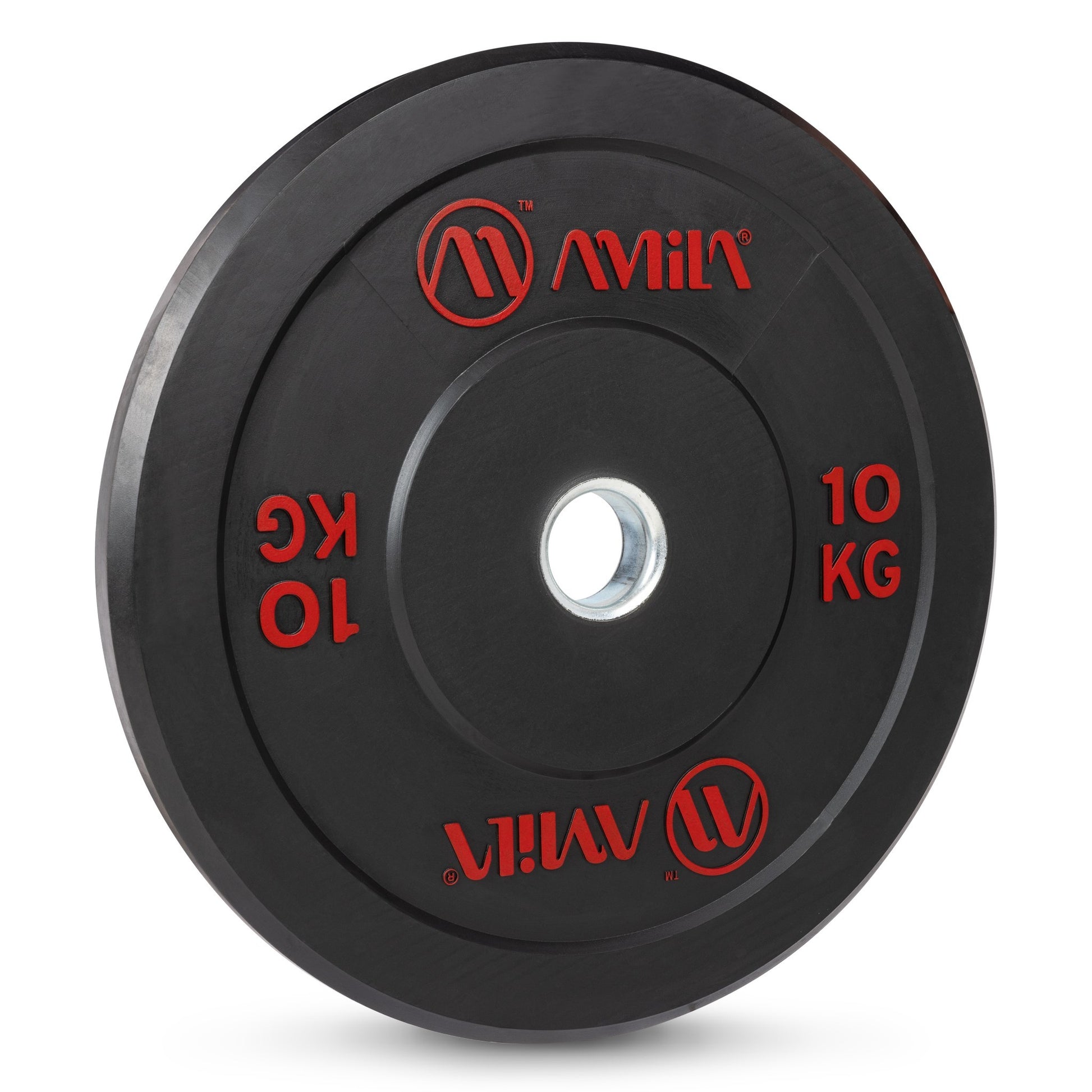 Amila Δίσκος Black R Bumper Slim 50mm 10Kg - 84832