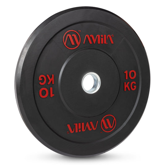 Amila Δίσκος Black R Bumper Slim 50mm 10Kg - 84832