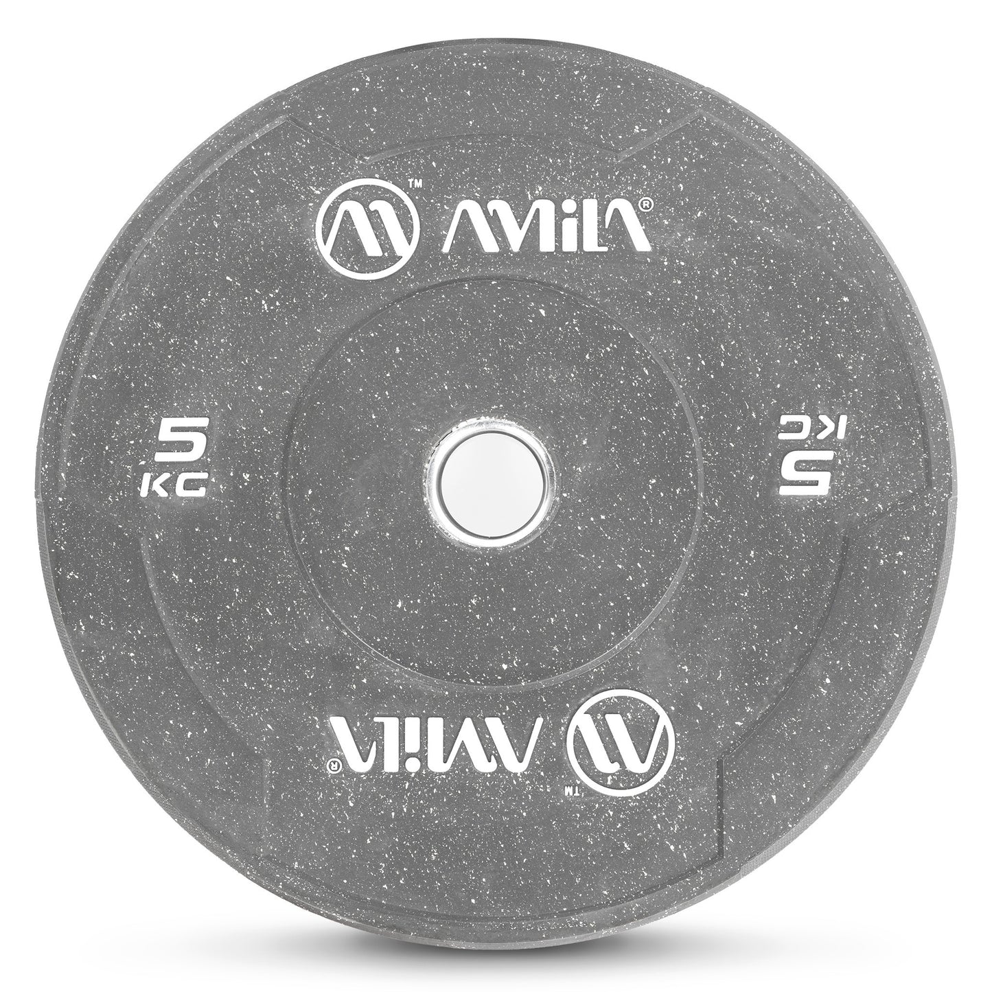 Amila Δίσκος Color Bumper Plate Slim 50 mm 5 kg - 84846 - Grey