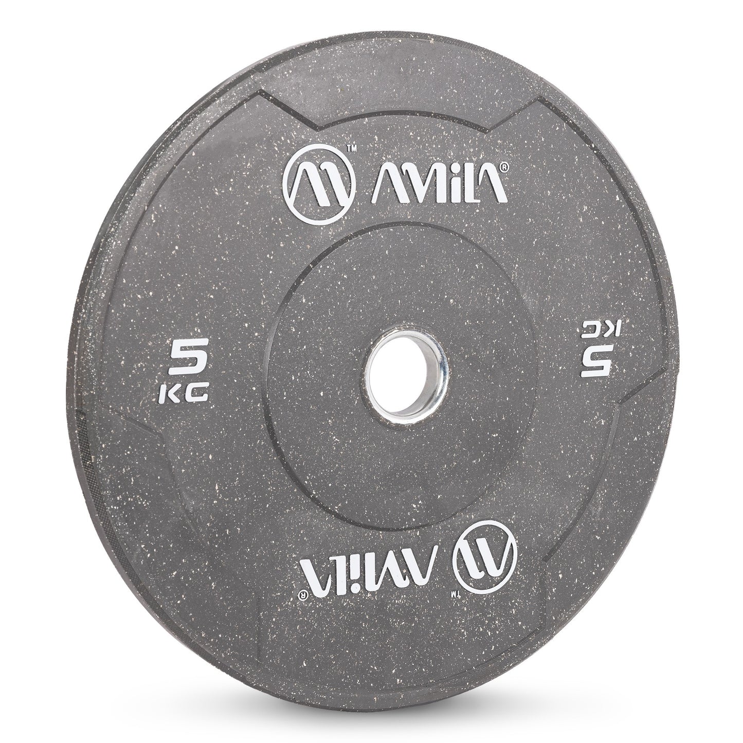 Amila Δίσκος Color Bumper Plate Slim 50 mm 5 kg - 84846 - Grey