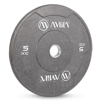 Amila Δίσκος Color Bumper Plate Slim 50 mm 5 kg - 84846 - Grey