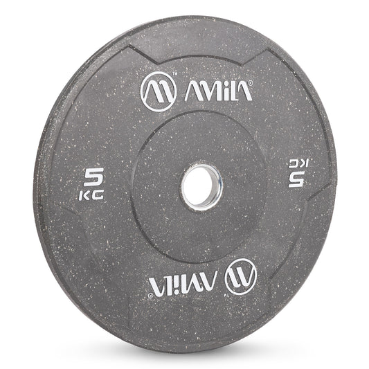 Amila Δίσκος Color Bumper Plate Slim 50 mm 5 kg - 84846 - Grey