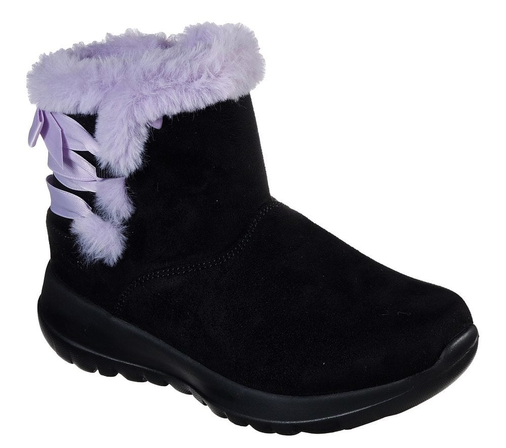 Skechers Παπούτσι Γιά Κορίτσι -Go Walk Joy-Bow-Rific 88320L-BKLV Black