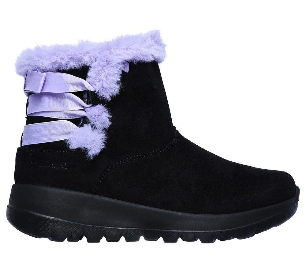 Skechers Παπούτσι Γιά Κορίτσι -Go Walk Joy-Bow-Rific 88320L-BKLV Black