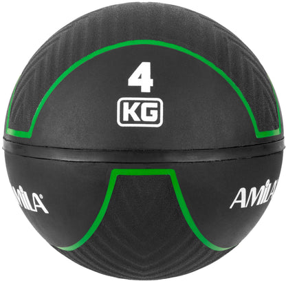 Amila Μπάλα Medicine Ball HQ Rubber 4Kg - 90708