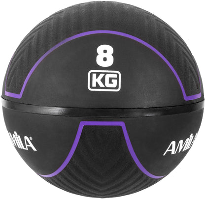 Amila Μπάλα Medicine Ball HQ Rubber 8Kg - 90710