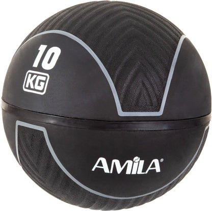 Amila Μπάλα Medicine Ball HQ Rubber 10Kg - 90711