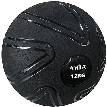 Amila Μπάλα Slam Ball 12Kg - Black - 90808
