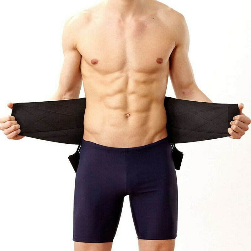 LP Support - Ζώνη υποστήριξης μέσης ελαστική BACK Support WITH STAYS - 919-BK - Black
