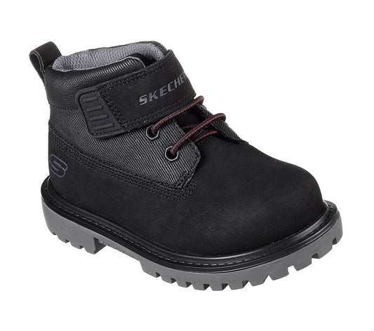 Skechers Μποτάκι για Αγόρι - Mecca - Black - 93165N-BLK