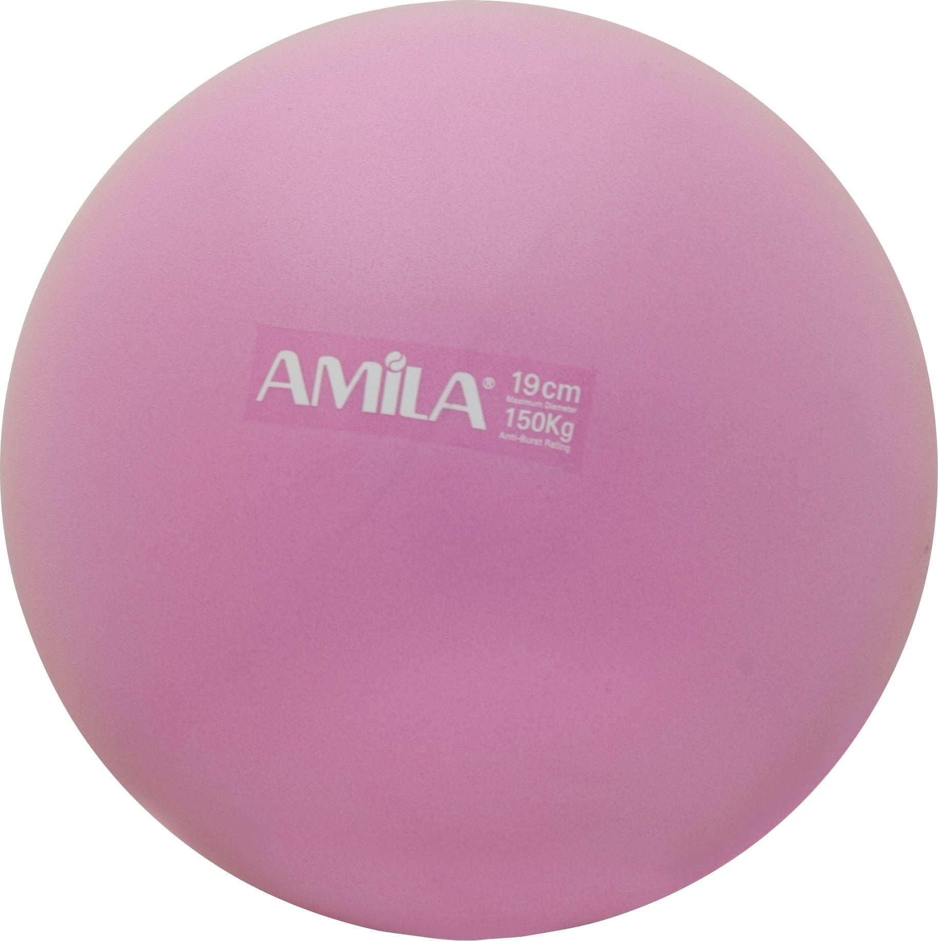 Amila Μπάλα Pilates 19cm, Ρόζ, σε κουτί - 95803