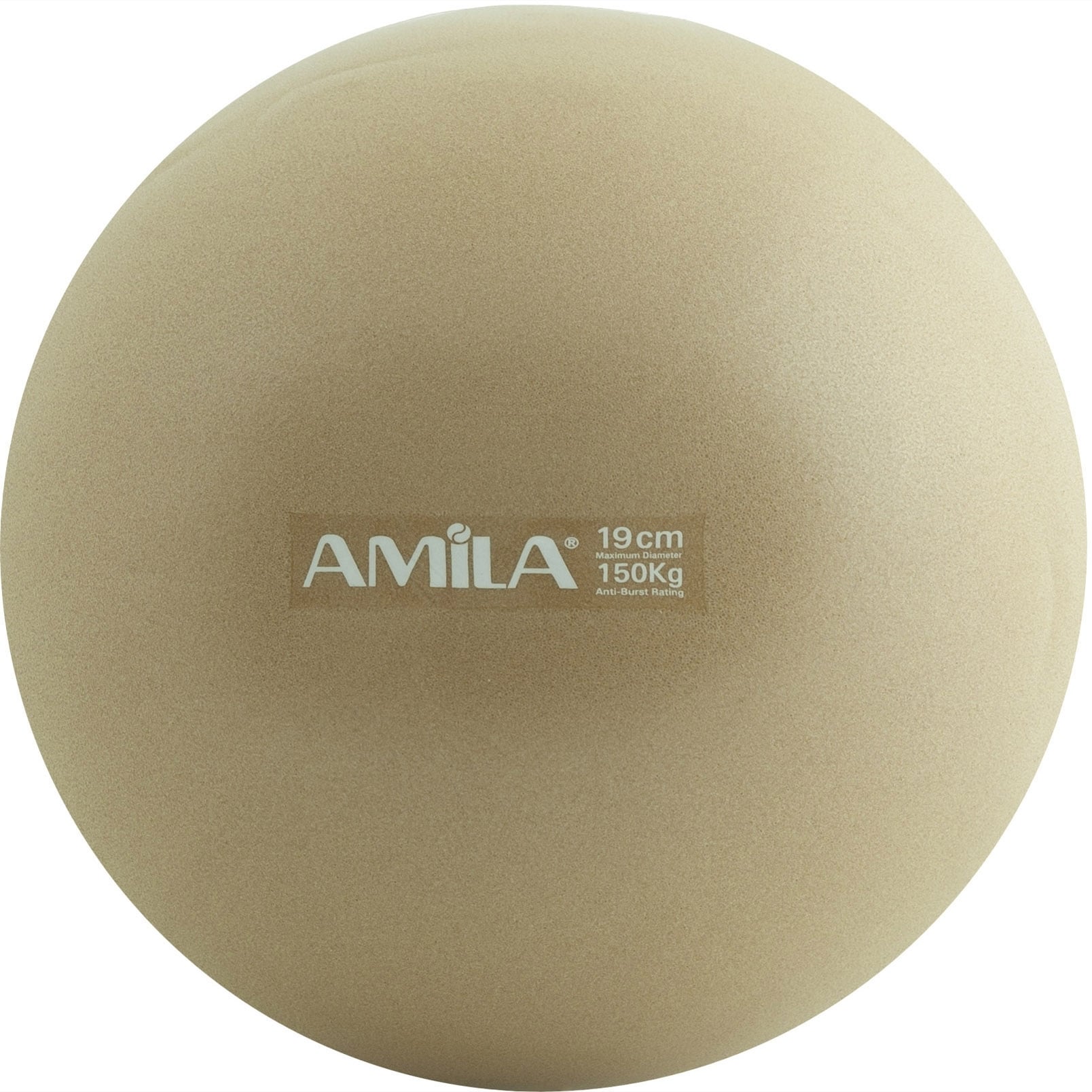 Amila Μπάλα Pilates 19cm, Χρυσή, bulk - 95804