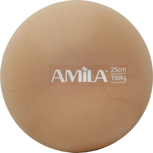 Amila Μπάλα Pilates 25cm, Χρυσή, σε κουτί - 95815
