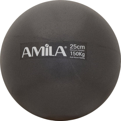 Amila Μπάλα Pilates 25cm, Μαύρη, σε κουτί - 95816