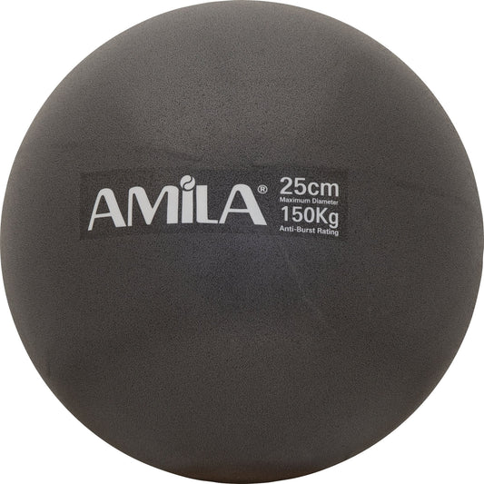 Amila Μπάλα Pilates 25cm, Μαύρη, σε κουτί - 95816