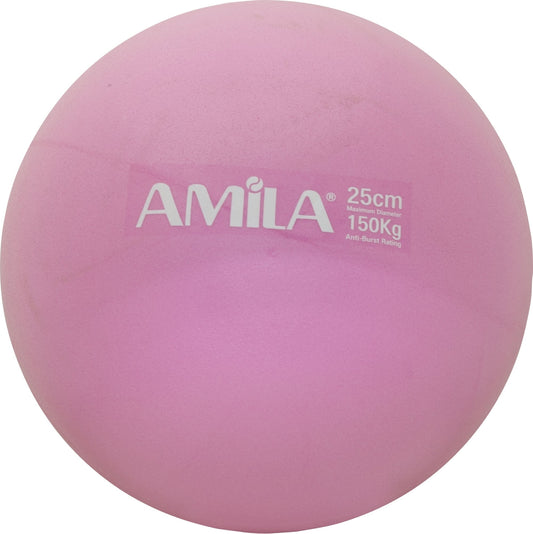 Amila Μπάλα Pilates 25cm, Ρόζ, σε κουτί - 95817