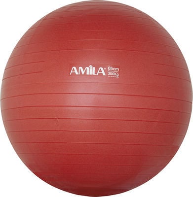 Amila Μπάλα Γυμναστικής - GYMBALL 65cm - 95846-Red