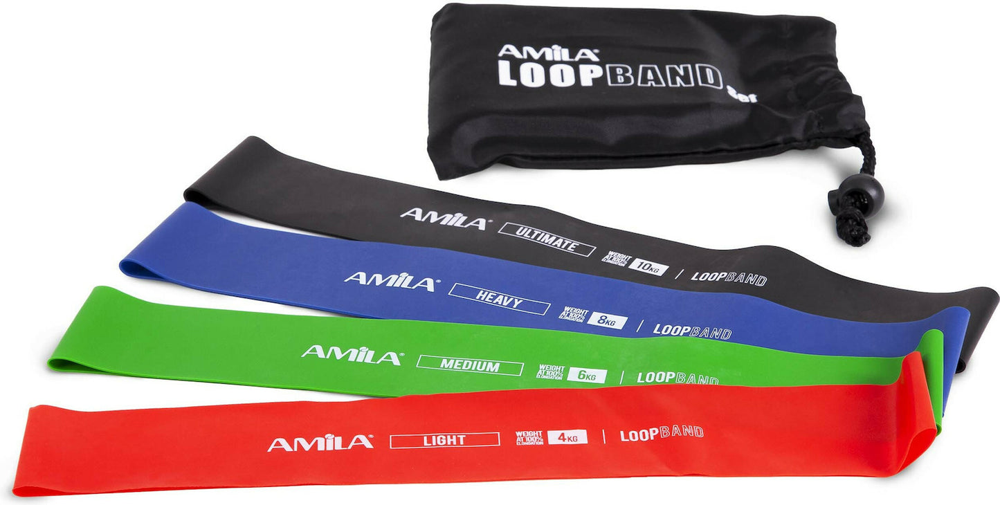 Amila Set Λάστιχα Αντίστασης - Small LoopBard Light Ultimate (4 τεμάχια) - 96605