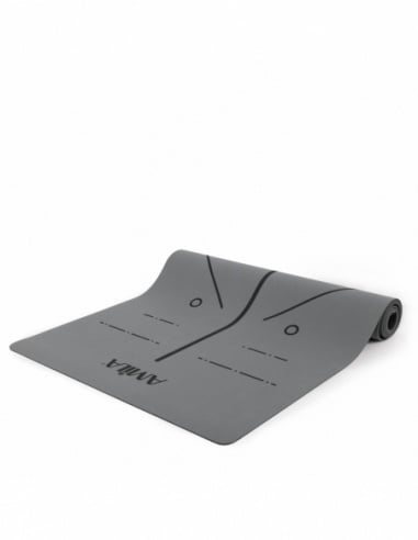 Amila - Στρώμα Γυμναστικής PU 4mm (183x65cm) - 96760 - Grey