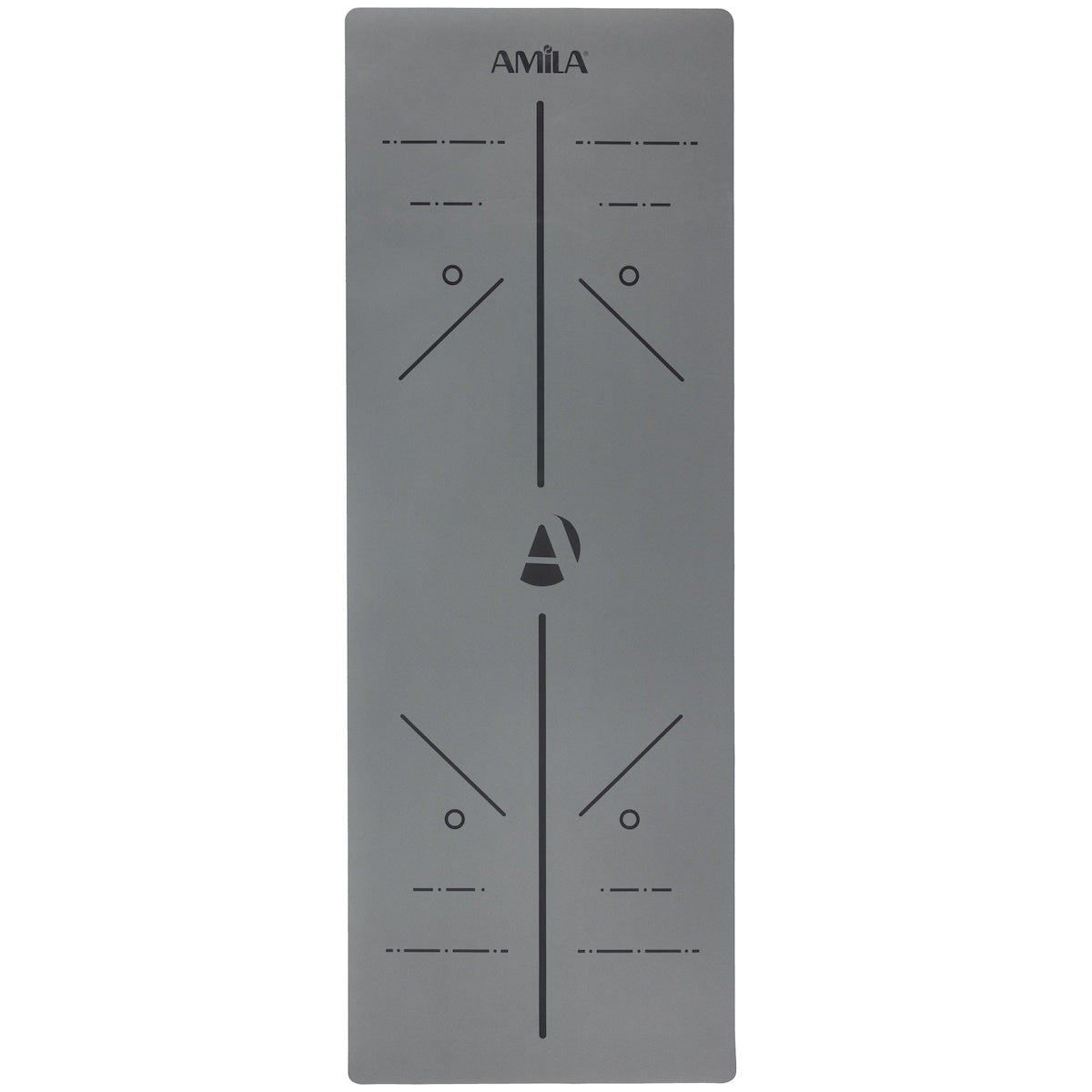 Amila - Στρώμα Γυμναστικής PU 4mm (183x65cm) - 96760 - Grey