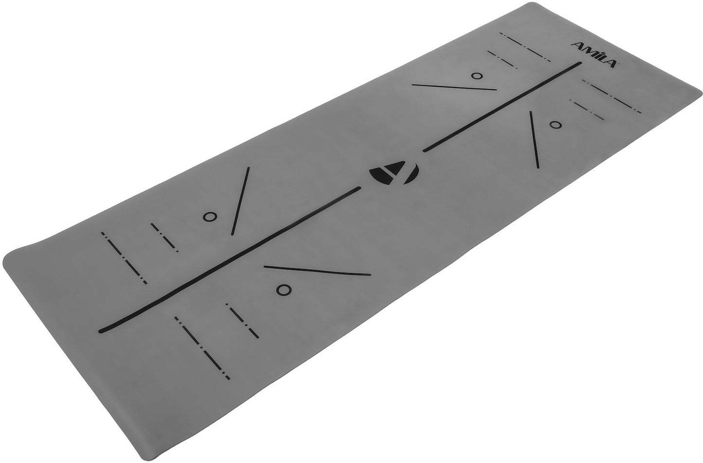 Amila - Στρώμα Γυμναστικής PU 4mm (183x65cm) - 96760 - Grey