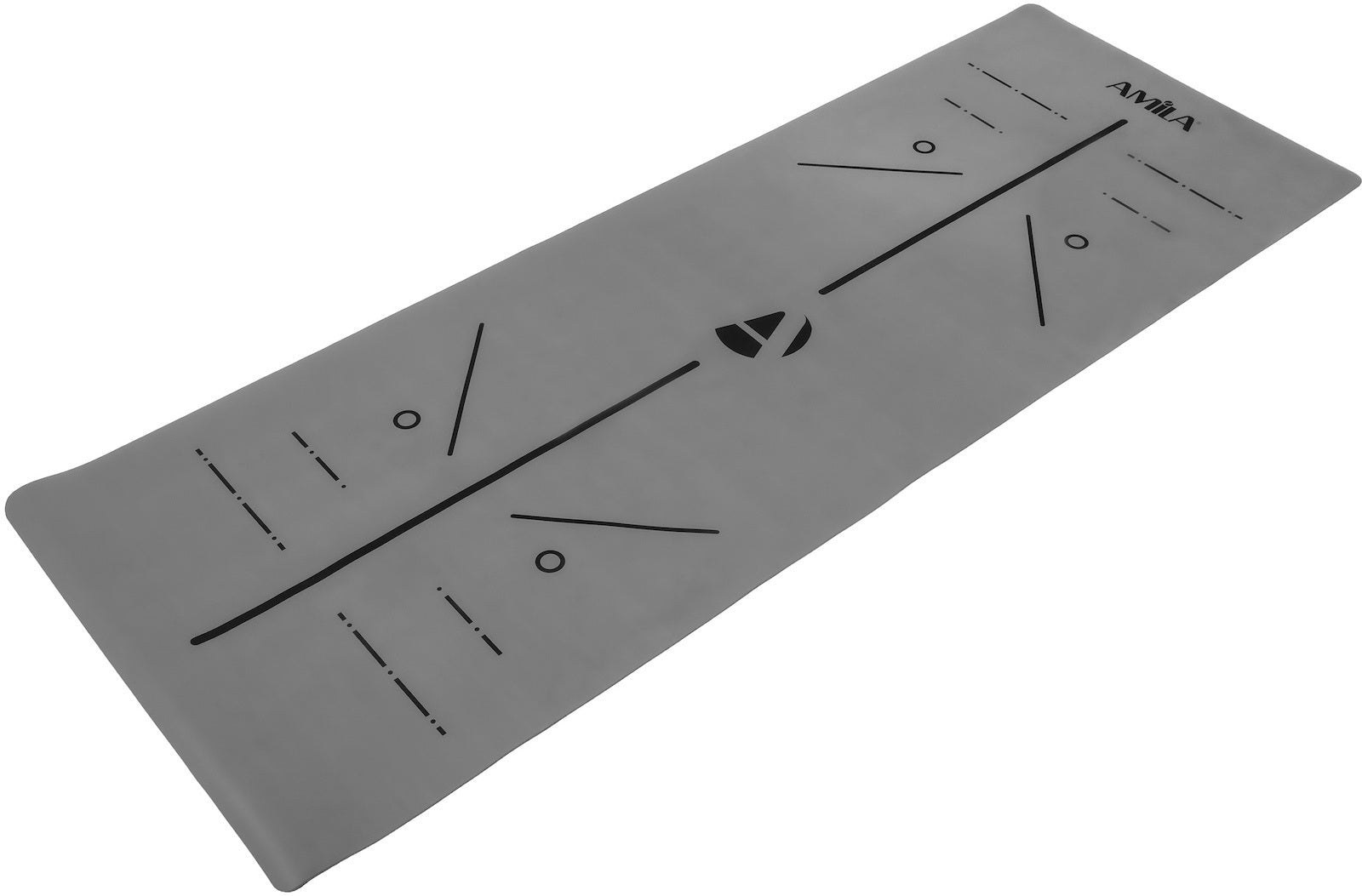 Amila - Στρώμα Γυμναστικής PU 4mm (183x65cm) - 96760 - Grey