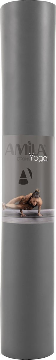 Amila - Στρώμα Γυμναστικής PU 4mm (183x65cm) - 96760 - Grey