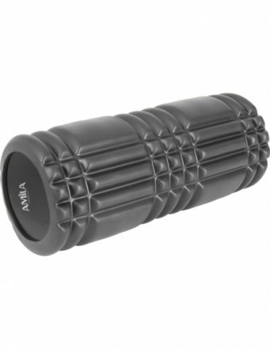 Amila Κύλινδρος Ισορροπίας - Foam Roller Plexus Φ14x33cm - 96806-Black