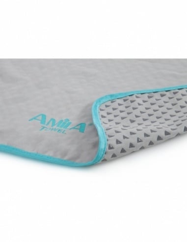 Amila Πετσέτα Αντιολισθητική Pilates Trinity - 96903 - Pearl Grey