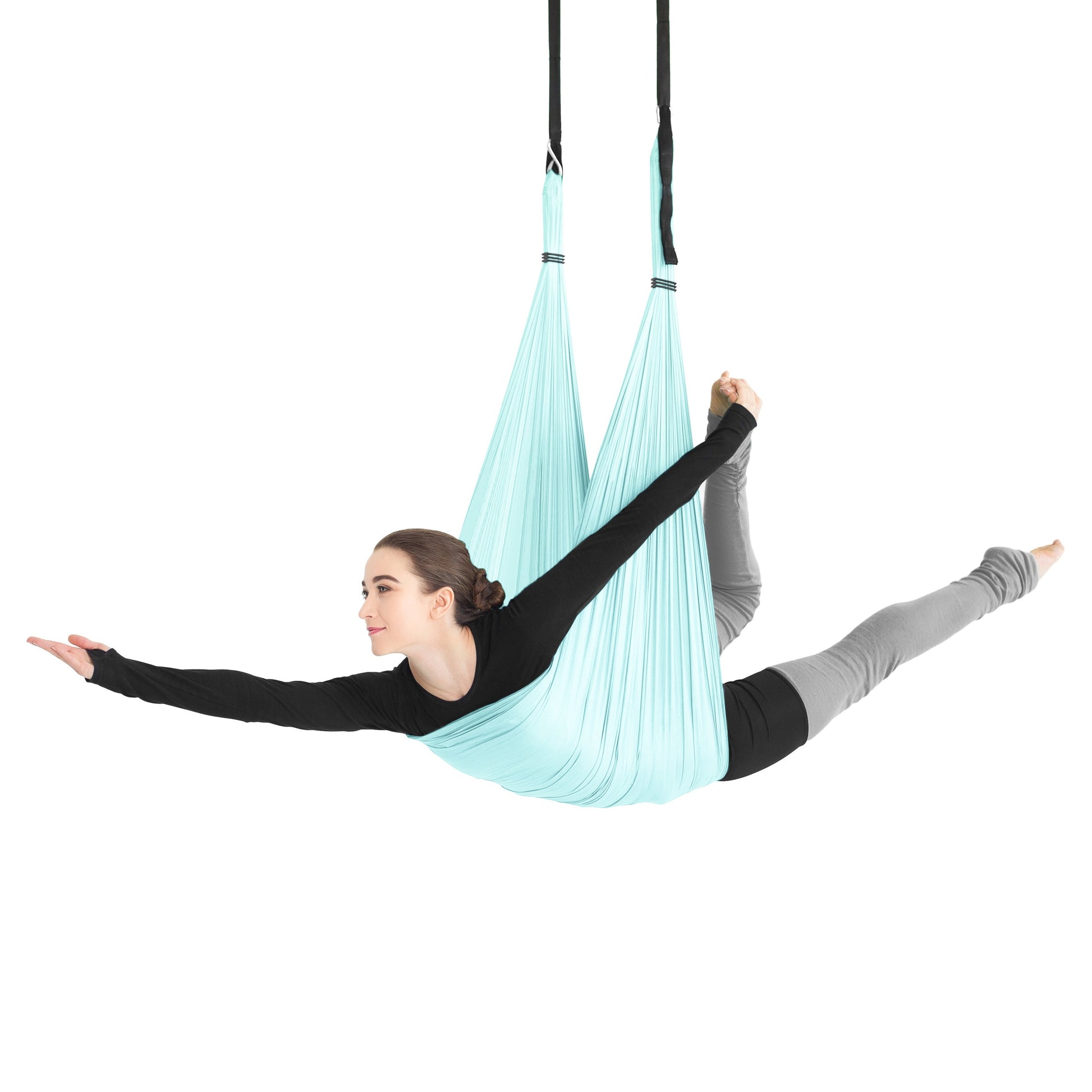 Amila Ύφασμα Aerial Yoga Hammock Iris Nylon 40D 5 m - 96927 - Baby Blue
