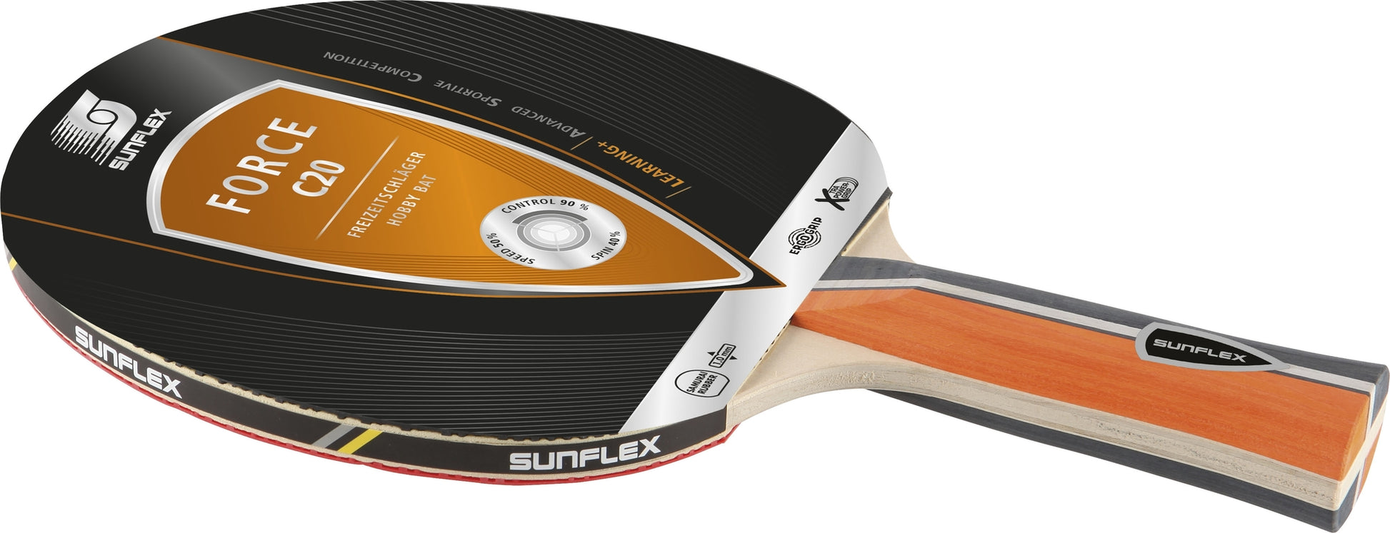 Sunflex Ρακέτα Ping Pong - Force C20 - Orange - 97152