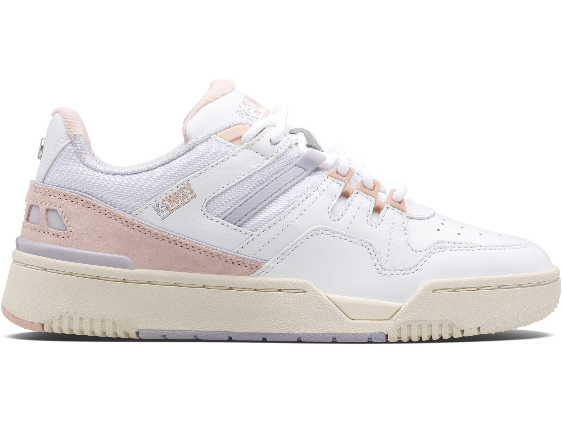 K-Swiss - Γυναικείο παπούτσι - Match Rival - 97154-145 - White/Peachy Keen/Antique White