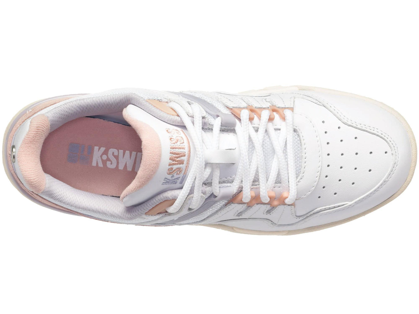 K-Swiss - Γυναικείο παπούτσι - Match Rival - 97154-145 - White/Peachy Keen/Antique White