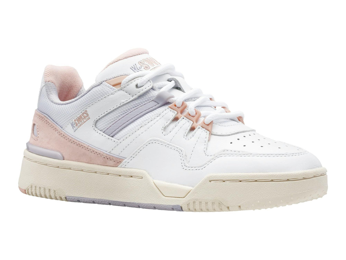 K-Swiss - Γυναικείο παπούτσι - Match Rival - 97154-145 - White/Peachy Keen/Antique White