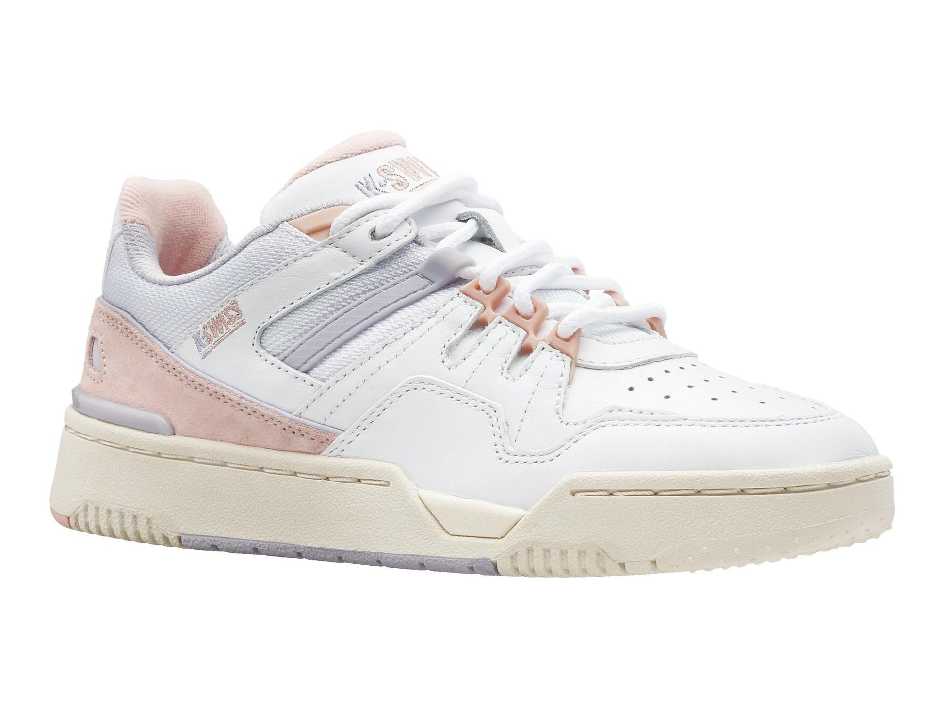K-Swiss - Γυναικείο παπούτσι - Match Rival - 97154-145 - White/Peachy Keen/Antique White