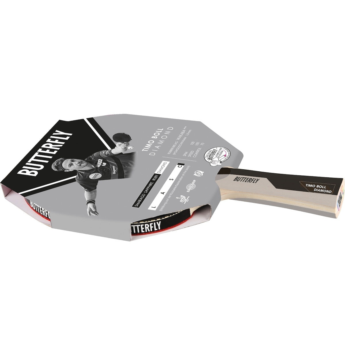 Butterfly - Ρακέτα Ping Pong Butterfly Timo Boll Diamond - 97166
