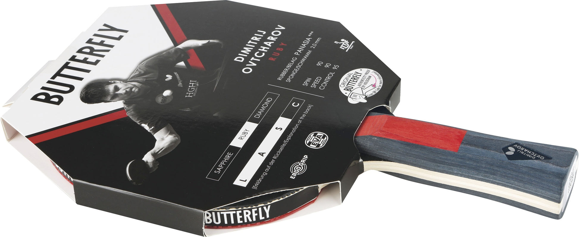 Butterfly Ρακέτα Ping Pong Dimitrij Ovtcharov Ruby - 97169