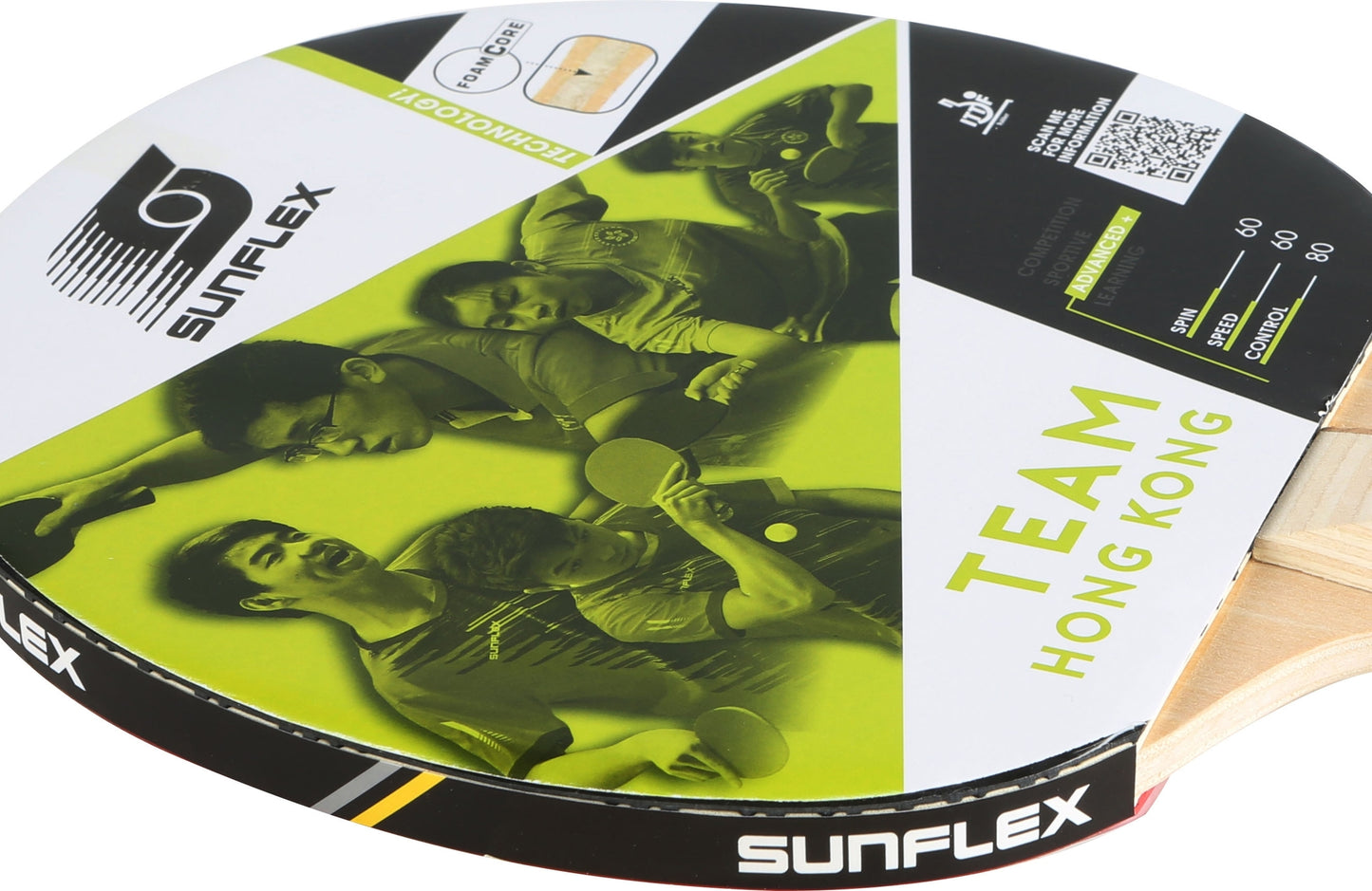 Sunflex Ρακέτα Ping Pong - Team Hong Kong - 97179