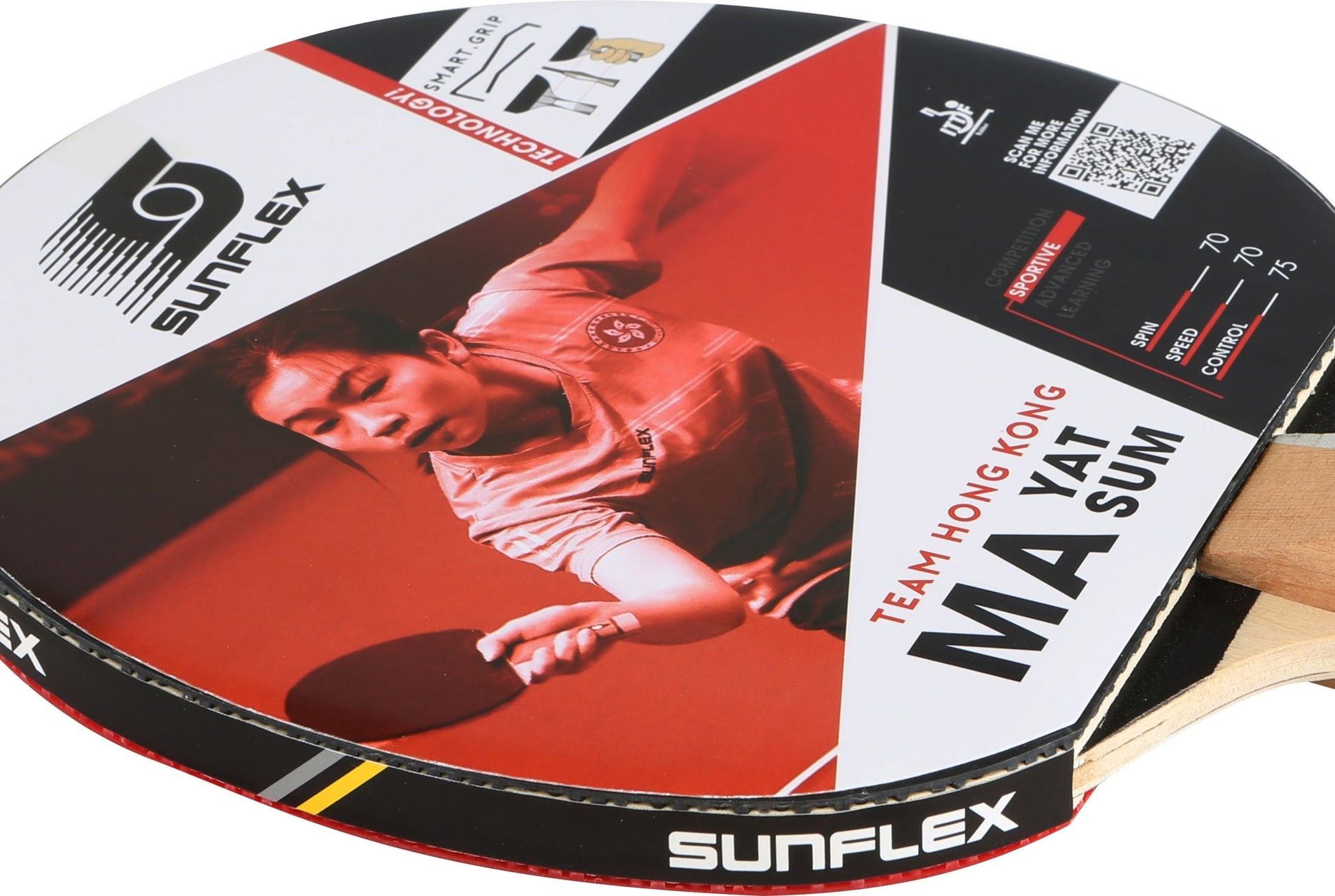 Sunflex Ρακέτα Ping Pong - Mat Yat Sum - White - 97180