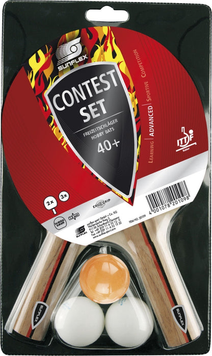 Sunflex Σετ Ping Pong Contest (2 ρακέτες + 3 μπαλάκια) - 97231