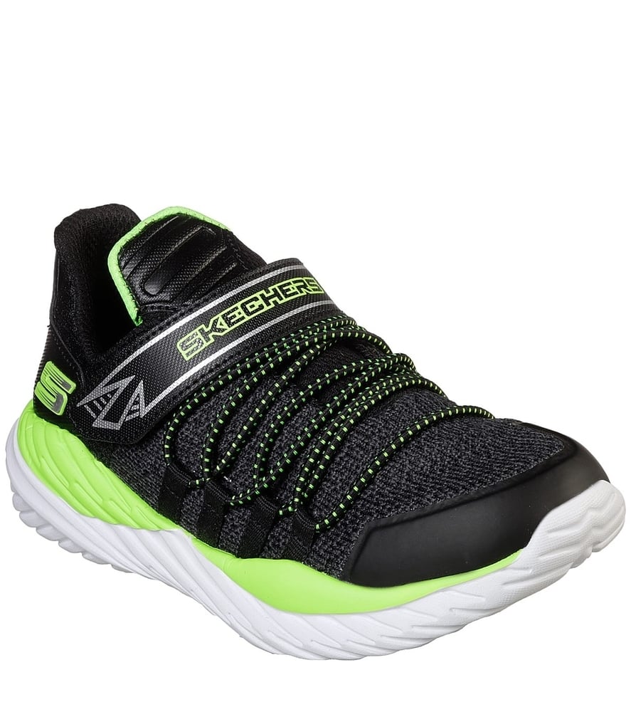 Skechers Παπούτσι Γιά Αγόρι - Nitro Sprint - Vector Shift 97766L-BKLM Black-Green
