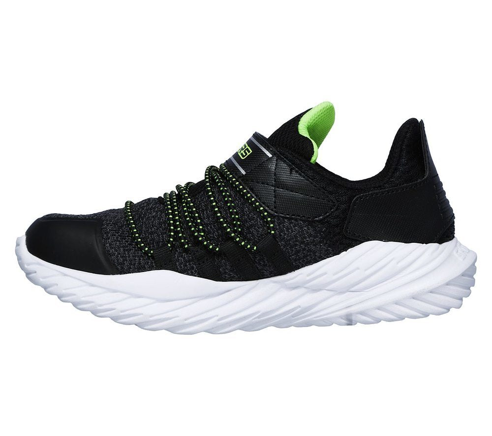 Skechers Παπούτσι Γιά Αγόρι - Nitro Sprint - Vector Shift 97766L-BKLM Black-Green
