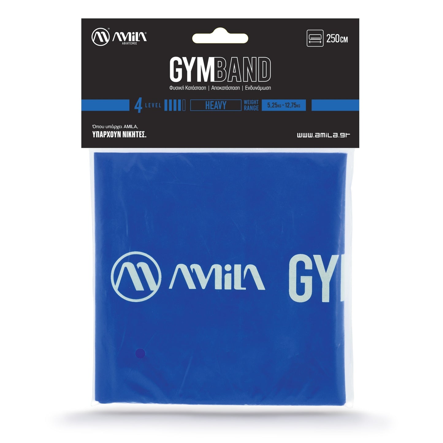Amila Λάστιχο Αντίστασης Amila GymBand 2.5m Heavy - 48188