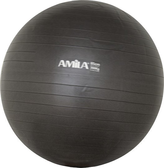 Amila Μπάλα Γυμναστικής - GYMBALL 65cm - 48414-Black