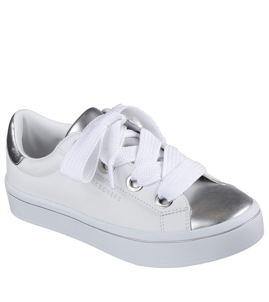 Skechers Παπούτσι Γυναικείο -Hi-Lites - Medal Toes 982-White-Silver