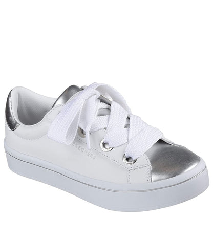 Skechers Παπούτσι Γυναικείο -Hi-Lites - Medal Toes 982-White-Silver