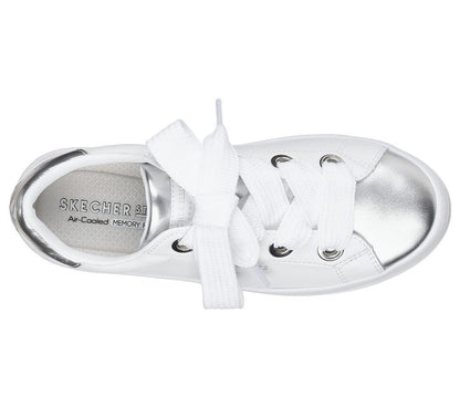Skechers Παπούτσι Γυναικείο -Hi-Lites - Medal Toes 982-White-Silver