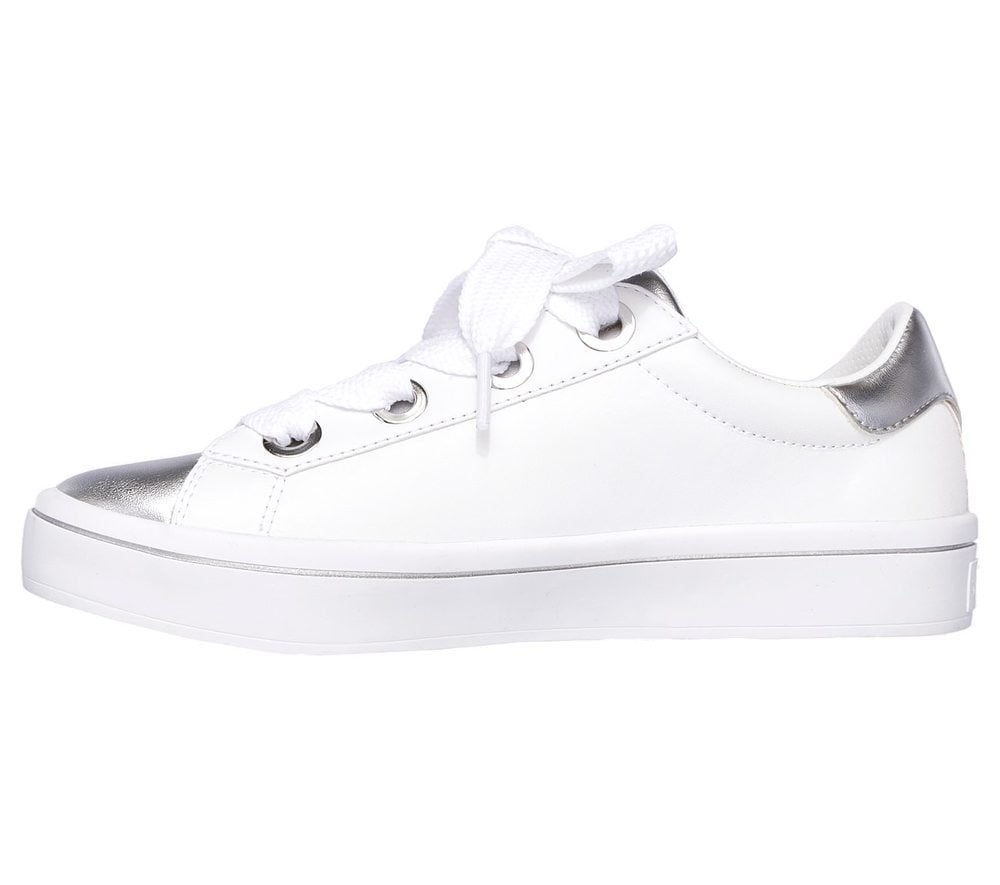 Skechers Παπούτσι Γυναικείο -Hi-Lites - Medal Toes 982-White-Silver